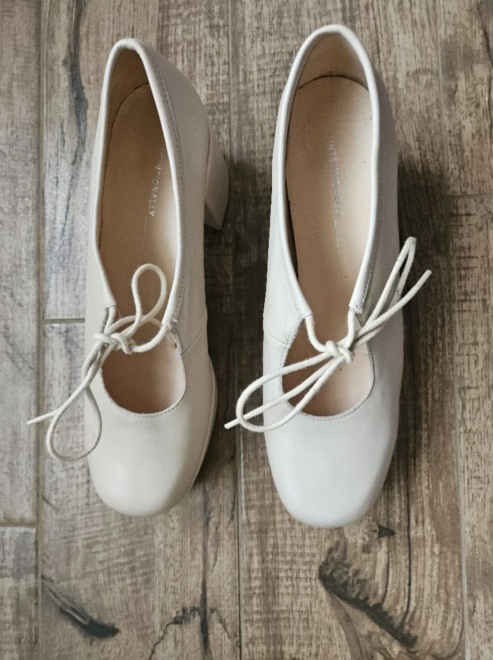 Intentionally Blank serif clouds ballet platform heels, 39